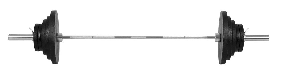 Barbell bar and weights discount
